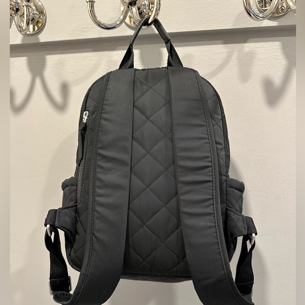 Vera Bradley Black Small Backpack in Performance Twill - Picture 11 of 11